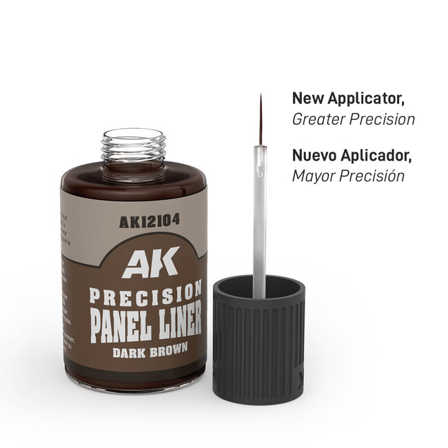 AK Interactive AK Interactive: Precision Panel Liner - Dark Brown