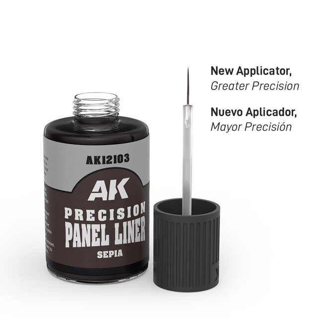 AK Interactive AK Interactive: Precision Panel Liner - Sepia