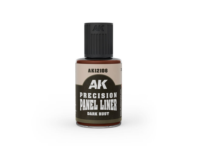 AK Interactive Precision Panel Liner - Dark Rust