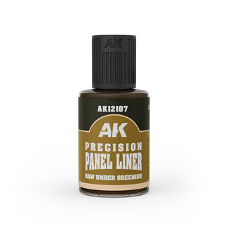 AK Interactive Precision Panel Liner - Raw Umber Greenish