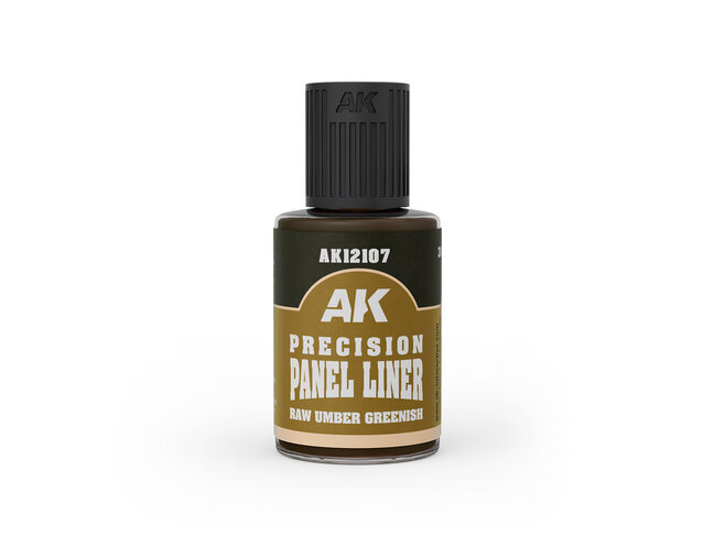 AK Interactive Precision Panel Liner - Raw Umber Greenish