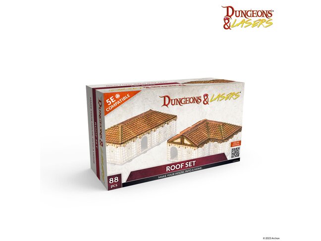 Archon Studio Dungeons & Lasers: Roof Set - Make Your House, Into a Home
