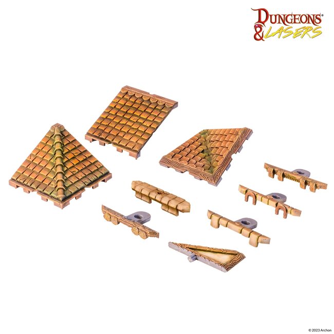 Archon Studio Archon Studio - Dungeons & Lasers: Roof Set - Make Your House, Into a Home