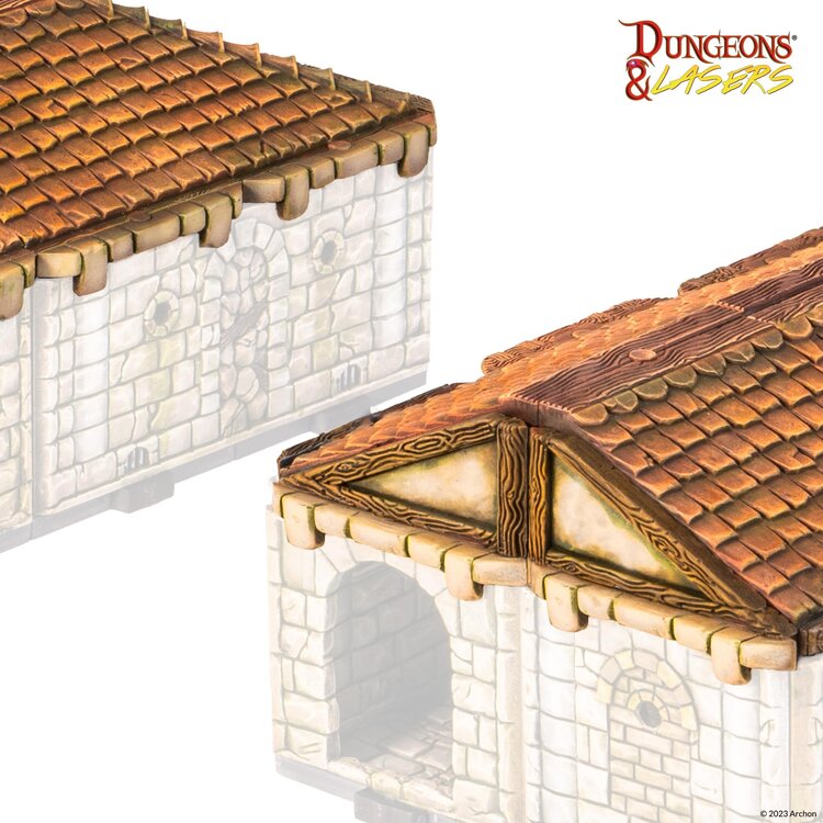 Archon Studio Archon Studio - Dungeons & Lasers: Roof Set - Make Your House, Into a Home