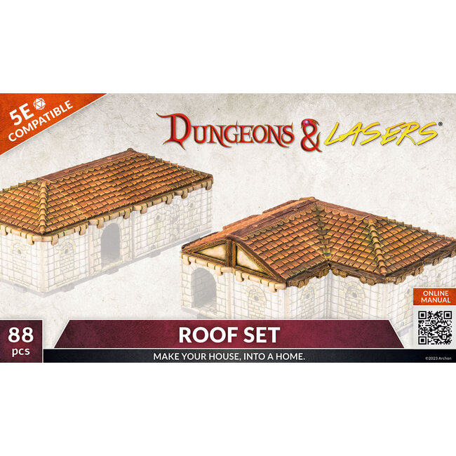 Archon Studio Archon Studio - Dungeons & Lasers: Roof Set - Make Your House, Into a Home