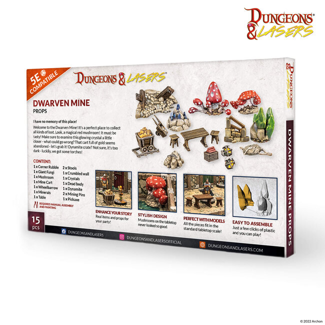 Archon Studio Archon Studio - Dungeons & Lasers: Dwarven Mine - Props