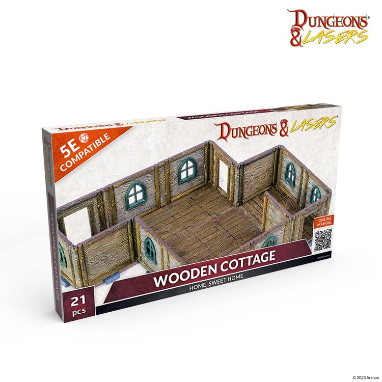Archon Studio Archon Studio - Dungeons & Lasers: Wooden Cottage - Home, Sweet Home.
