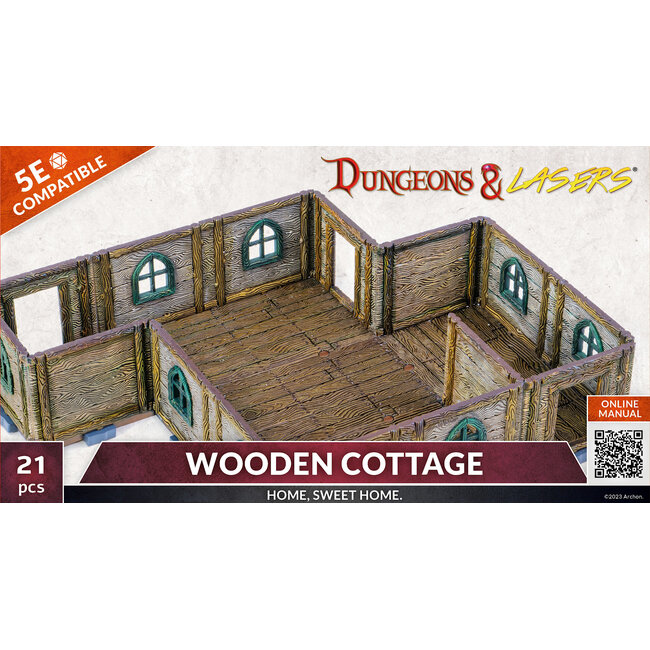 Archon Studio Archon Studio - Dungeons & Lasers: Wooden Cottage - Home, Sweet Home.