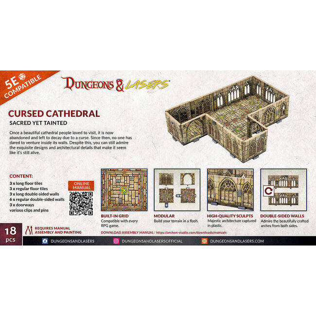 Archon Studio Archon Studio - Dungeons & Lasers: Cursed Cathedral - Sacred Yet Tainted