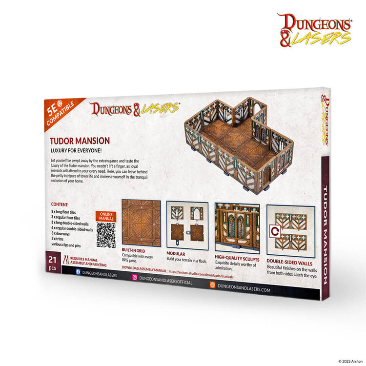 Archon Studio Archon Studio - Dungeons & Lasers: Tudor Mansion - Luxury for Everyone!