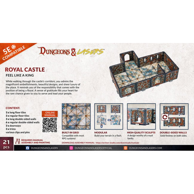 Archon Studio Archon Studio - Dungeons & Lasers: Royal Castle - Feel Like a King