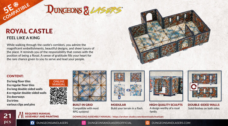 Archon Studio Archon Studio - Dungeons & Lasers: Royal Castle - Feel Like a King