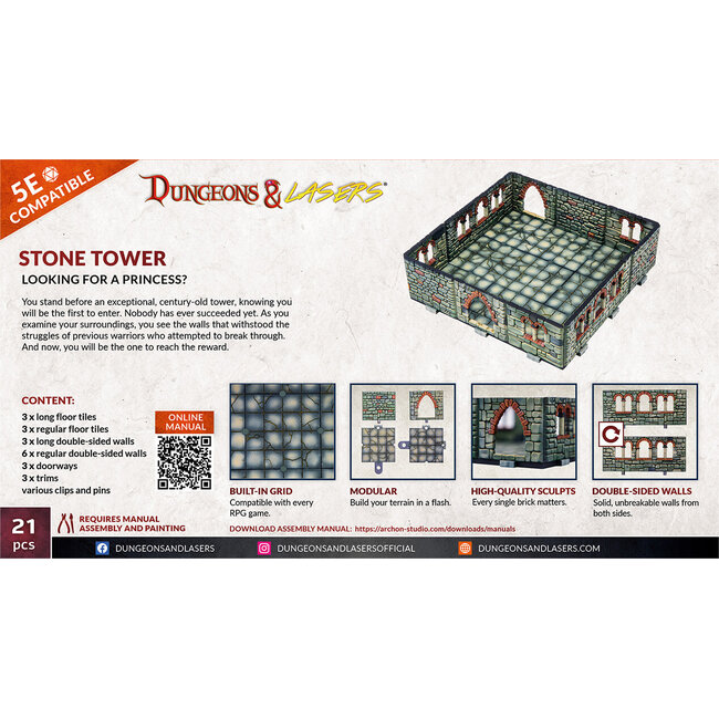 Archon Studio Archon Studio - Dungeons & Lasers: Stone Tower - Looking for a Princess?
