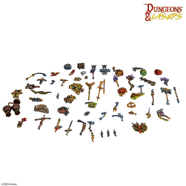 Archon Studio Archon Studio - Dungeons & Lasers: Adventurer's Gear Set