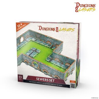 Archon Studio Dungeons & Lasers: Sewers Set - The Perfect Hideout, Out of Sight, and Out of Mind.