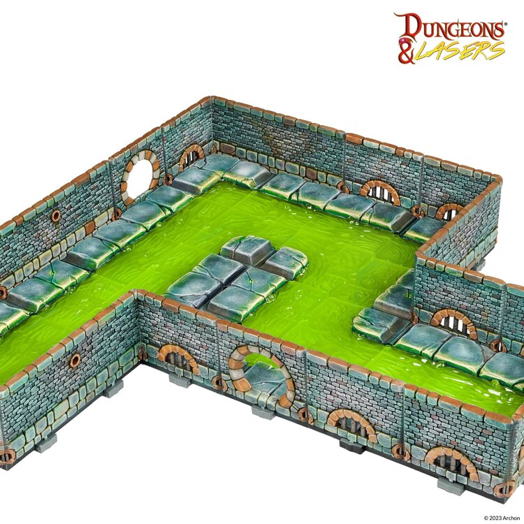 Archon Studio Archon Studio - Dungeons & Lasers: Sewers Set - The Perfect Hideout, Out of Sight, and Out of Mind.