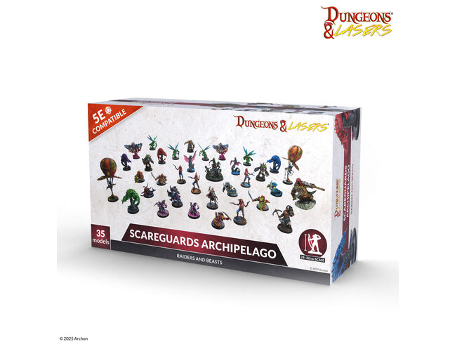 Archon Studio Dungeons & Lasers: Scareguards Archipelago - Raiders and Beasts