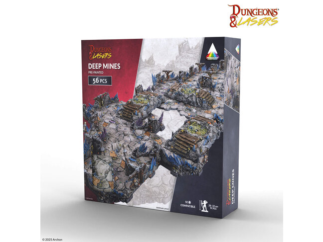 Archon Studio Dungeons & Lasers: Deep Mines - Pre-Painted