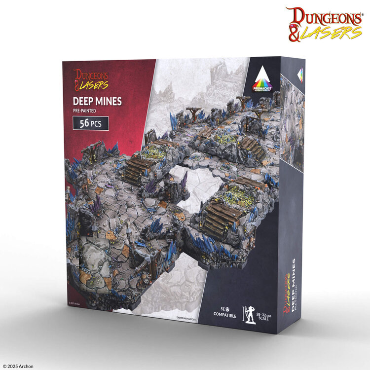 Archon Studio Archon Studio - Dungeons & Lasers: Deep Mines - Pre-Painted