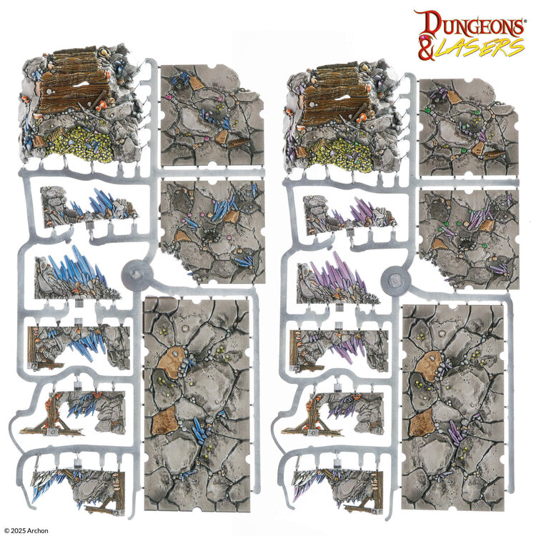 Archon Studio Archon Studio - Dungeons & Lasers: Deep Mines - Pre-Painted