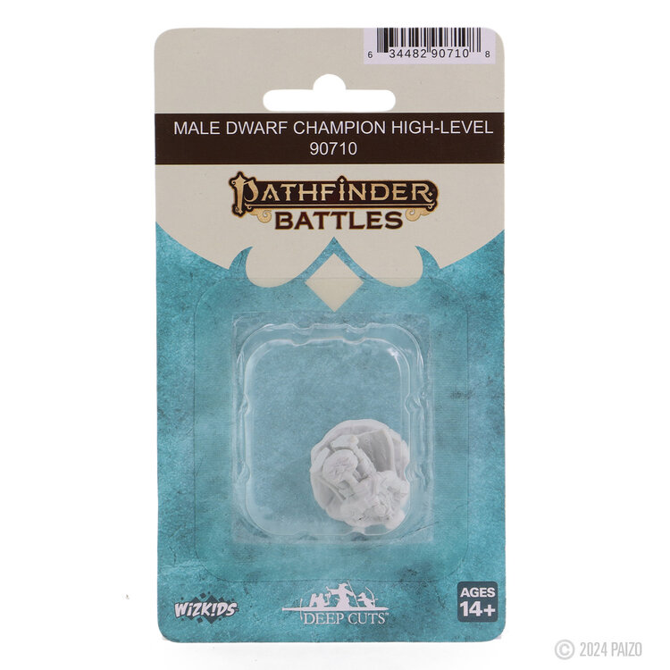 Wizkids Wizkids - Pathfinder Battles: Male Dwarf Champion High-Level