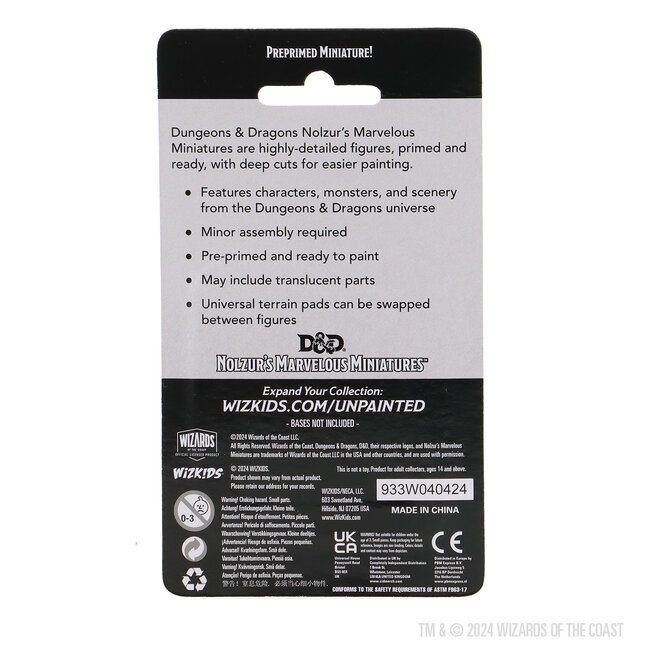 Wizkids Wizkids - Nolzur's Marvelous Miniatures: Ansalon Human Bard