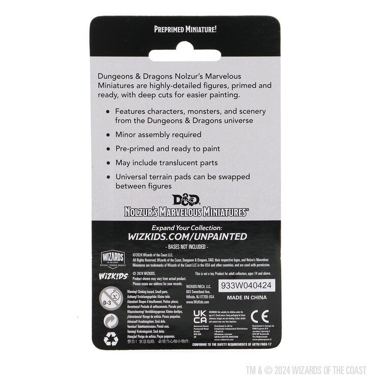 Wizkids Wizkids - Nolzur's Marvelous Miniatures: Lizardfolk Skeleton