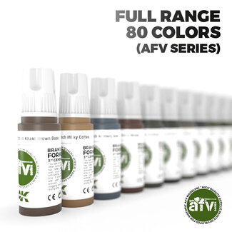 AK Interactive Full Range: 3rd Generation - AFV Series - 80 Units (nur auf Bestellung)