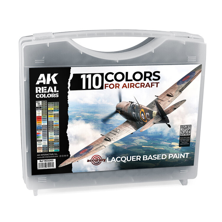 AK Interactive AK Interactive - Real Colors - Colors for Aircraft - 110 Units