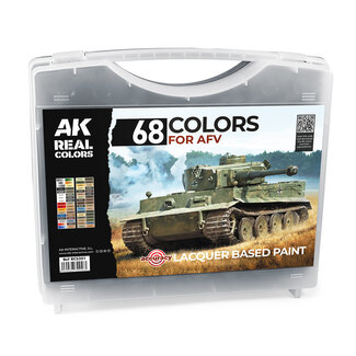 AK Interactive Real Colors - Colors for AFV - 68 Units (nur auf Bestellung)