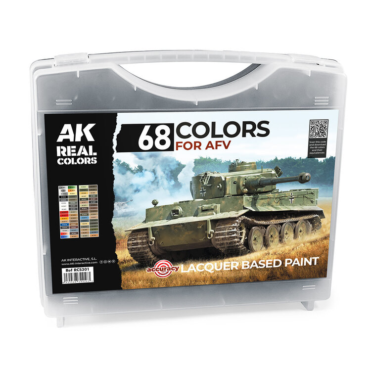 AK Interactive AK Interactive - Real Colors - Colors for AFV - 68 Units