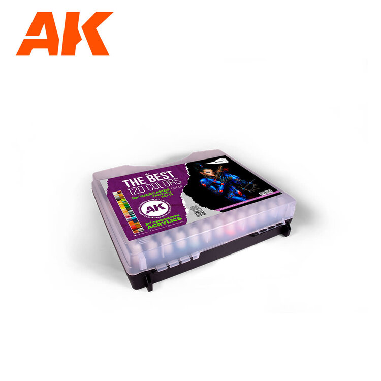 AK Interactive AK Interactive - The Best 120 Colors for Wargames, Fantasy & Sci-Fi
