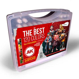 AK Interactive The Best 120 Colors for Figures (nur auf Bestellung)
