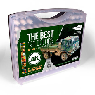 AK Interactive The Best 120 Colors for AFV (nur auf Bestellung)