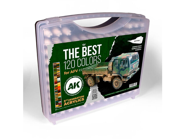 AK Interactive The Best 120 Colors for AFV (nur auf Bestellung)