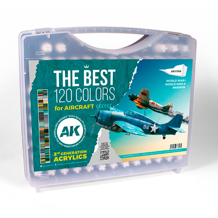 AK Interactive AK Interactive - The Best 120 Colors for Aircraft
