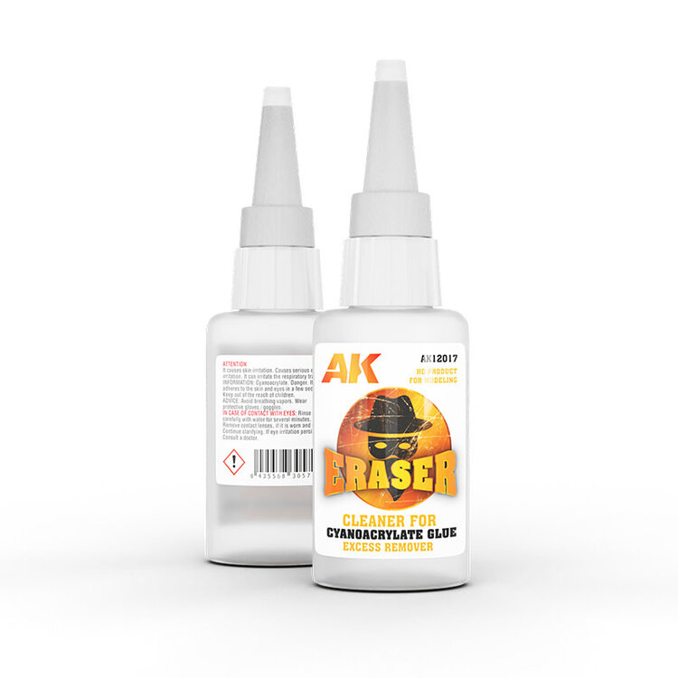 AK Interactive AK Interactive: Eraser - Cleaner for Cyanocrylate Glue Excess Remover