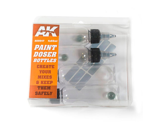 AK Interactive Paint Doser Bottles 60ml
