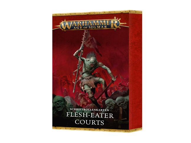 Games Workshop Warhammer Warscroll Cards: Flesh-Eater Courts (de)