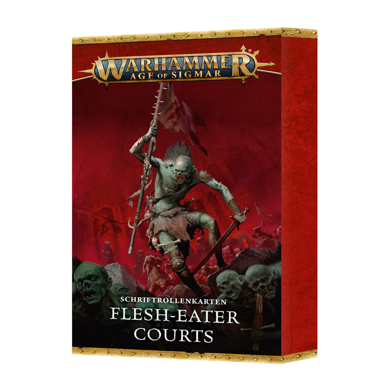 Games Workshop Warhammer Warhammer Age of Sigmar - Warscroll Cards: Flesh-Eater Courts (de)