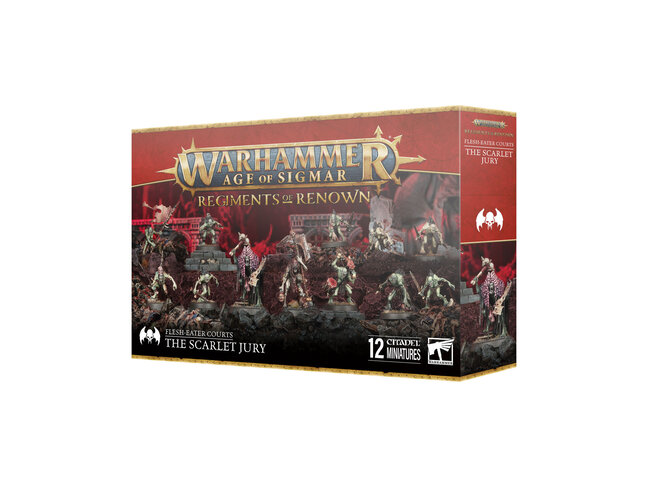 Games Workshop Warhammer Flesh Eater Courts: Regiments of Renown - The Scarlet Jury