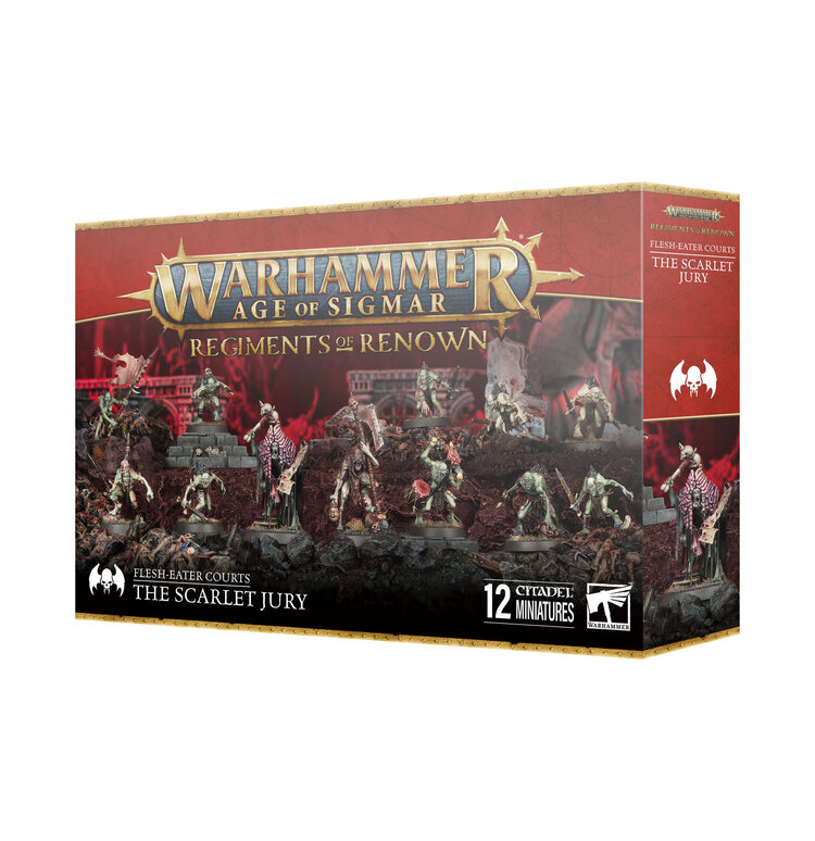 Games Workshop Warhammer Warhammer Age of Sigmar - Flesh Eater Courts: Regiments of Renown - The Scarlet Jury