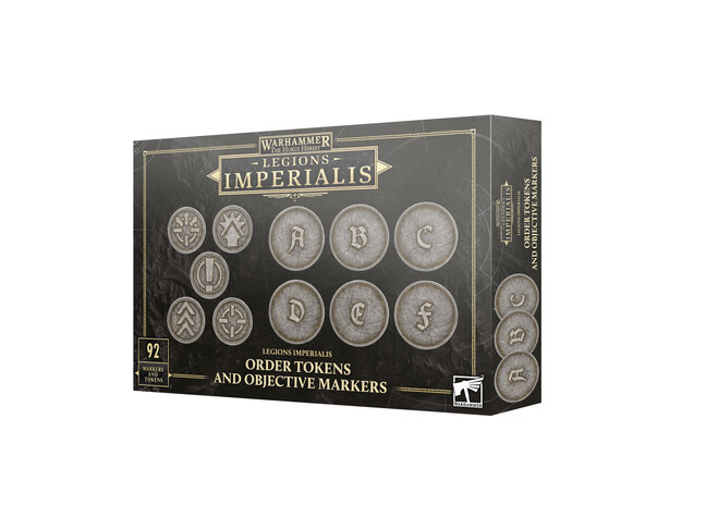 Games Workshop Warhammer Legions Imperialis: Order Tokens and Objecitve Markers