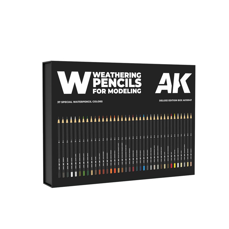 AK Interactive AK Interactive - Full Range: Weathering Pencils - Deluxe Edition Box - 37 Units