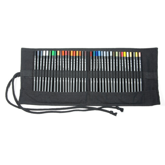 AK Interactive Full Range: Weathering Pencils - Cloth Case - 37 Units