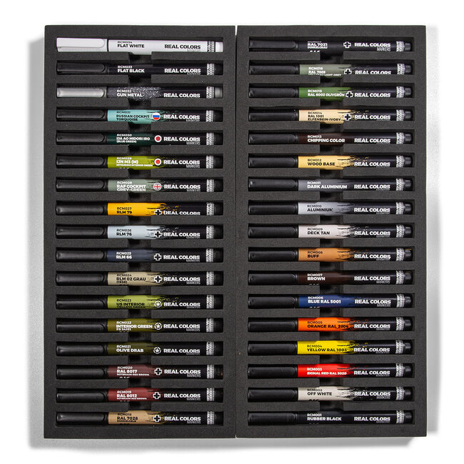AK Interactive AK Interactive - Full Range: Real Colors Markers Set - Special Box - 34 Units