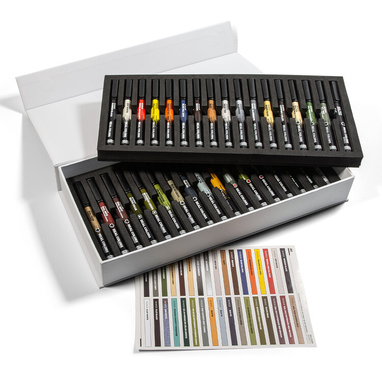AK Interactive AK Interactive - Full Range: Real Colors Markers Set - Special Box - 34 Units