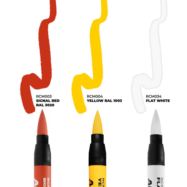 AK Interactive AK Interactive: Real Colors Markers Set - Tactical Markings