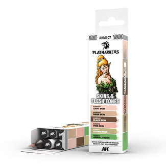AK Interactive Playmarker Set - Skins & Flesh Tones