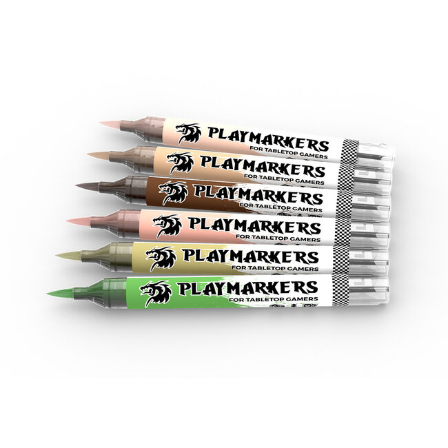AK Interactive AK Interactive: Playmarker Set - Skins & Flesh Tones
